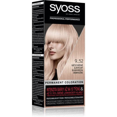 Color Permanent-Haarfarbe Farbton 9-52 Light Rose Gold Blond - Syoss - Modalova