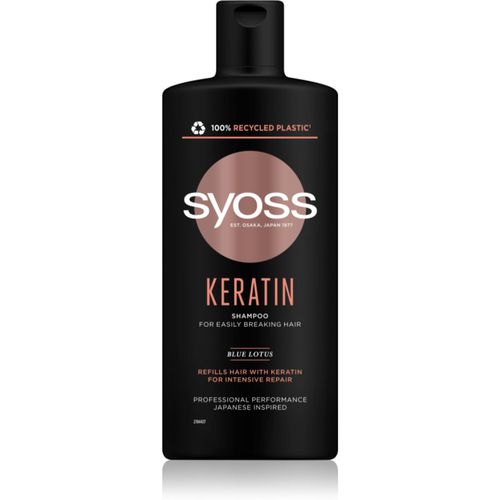 Keratin Shampoo mit Keratin gegen brüchiges Haar 440 ml - Syoss - Modalova