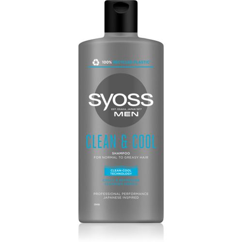 Men Clean & Cool champú para el cabello normal hasta graso 440 ml - Syoss - Modalova