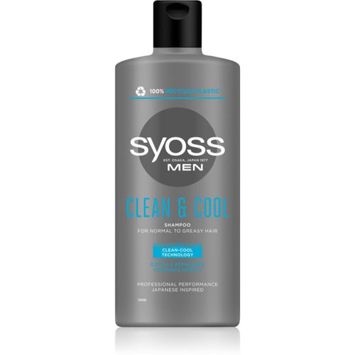 Men Clean & Cool Shampoo für normales bis fettiges Haar 440 ml - Syoss - Modalova