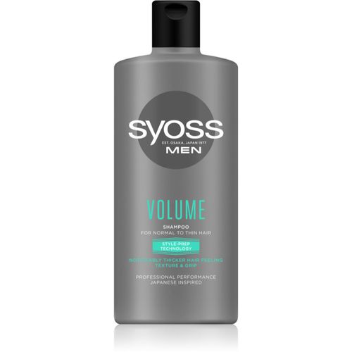Men Volume Shampoo für mehr Haarvolumen bei feinem Haar für Herren 440 ml - Syoss - Modalova