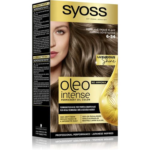 Oleo Intense Permanent-Haarfarbe mit Öl Farbton 6-54 Ashy Dark Blond 1 St - Syoss - Modalova