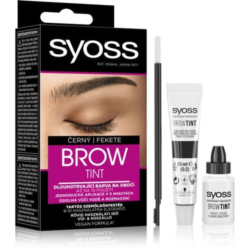 Brow Tint Farbe für die Augenbrauen Farbton Black 10 ml - Syoss - Modalova