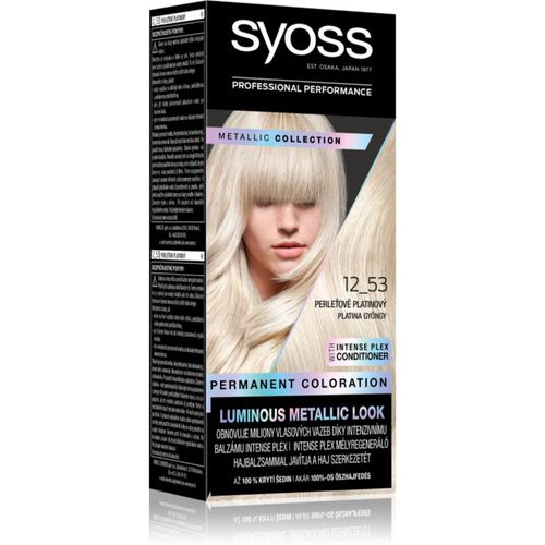 Color Metallic Collection tinta permanente per capelli colore 12_53 Platinum Pearl 1 pz - Syoss - Modalova