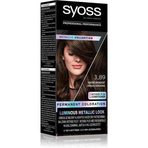 Color Metallic Collection tinta permanente per capelli colore 3-89 Bronze Coffee 1 pz - Syoss - Modalova