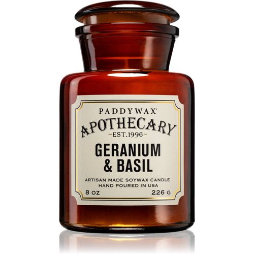 Apothecary Geranium & Basil Duftkerze 226 g - Paddywax - Modalova