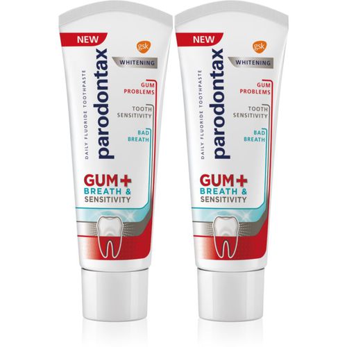 Gum And Sens Whitening dentifricio sbiancante per i denti 2x75 ml - Parodontax - Modalova