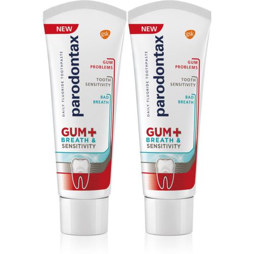 Gum And Sens Original dentifricio per la protezione completa dei denti e un alito fresco 2x75 ml - Parodontax - Modalova