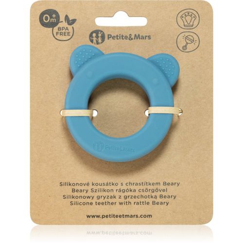 Beary dentaruolo con sonaglio Petrol Blue 0 m+ 1 pz - Petite&Mars - Modalova