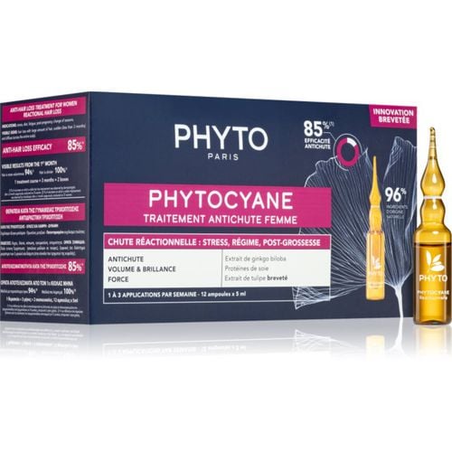 Cyane Women Treatment Pflege zur Förderung des Haarwachstums und gegen Haarausfall 12x5 ml - Phyto - Modalova