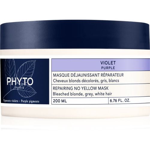 Purple No Yellow Mask mascarilla regeneradora para cabello rubio y con mechas 200 ml - Phyto - Modalova