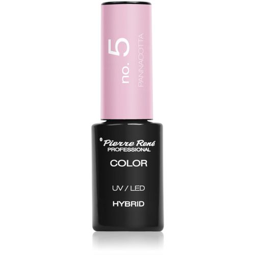 Nails Hybrid smalto gel per unghie con lampada UV/LED colore No. 5 Pannacotta 6 ml - Pierre René - Modalova