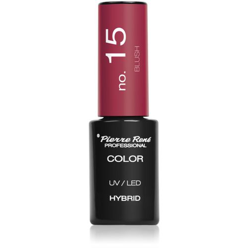 Nails Hybrid smalto gel per unghie con lampada UV/LED colore No. 15 Blush 6 ml - Pierre René - Modalova