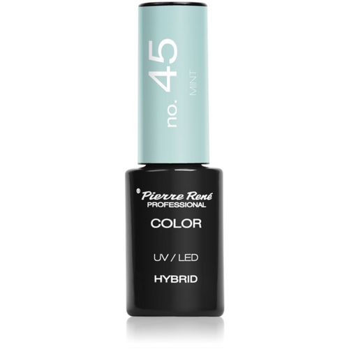 Nails Hybrid smalto gel per unghie con lampada UV/LED colore No. 45 Mint 6 ml - Pierre René - Modalova