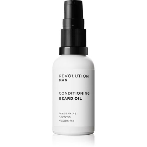 Conditioning aceite nutritivo para barba y bigote 30 ml - Revolution Man - Modalova