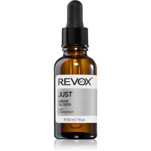 Just Argan Oil 100% olio siero nutriente per viso e collo 30 ml - Revox B77 - Modalova