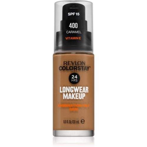 ColorStay™ fondotinta opacizzante lunga tenuta per pelli grasse e miste colore 400 Caramel 30 ml - Revlon Cosmetics - Modalova