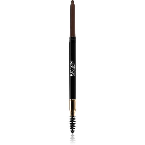 ColorStay™ lápiz para cejas doble con cepillo tono 220 Dark Brown 0,35 g - Revlon Cosmetics - Modalova