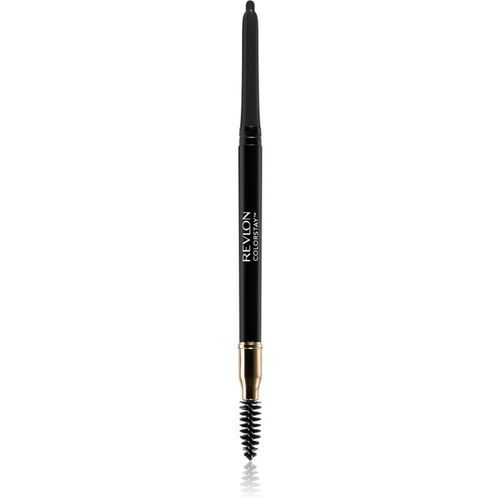 ColorStay™ lápiz para cejas doble con cepillo tono 225 Soft Black 0,35 g - Revlon Cosmetics - Modalova