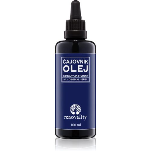 Original Series Cold-Pressed Tea Tree Oil olio viso per pelli mature 100 ml - Renovality - Modalova