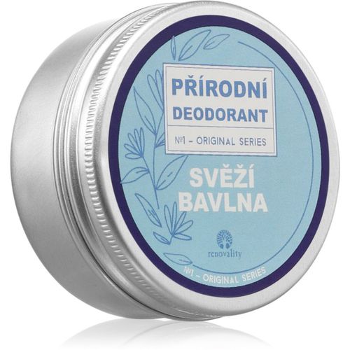 Original Series Natural Deodorant desodorante en barra con aroma Fresh Cotton 50 ml - Renovality - Modalova