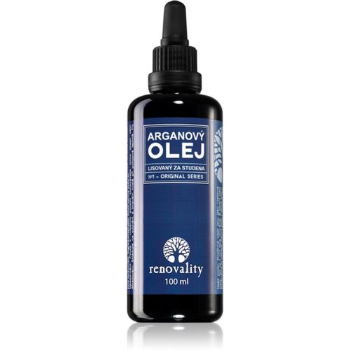 Original Series Cold-Pressed Argan Oil olio viso per tutti i tipi di pelle 100 ml - Renovality - Modalova