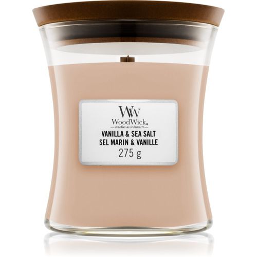 Vanilla & Sea Salt candela profumata con stoppino in legno 275 g - Woodwick - Modalova