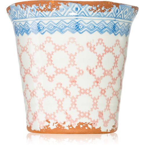 Ethnic Pink Blue vela para exterior 14x14 cm - Wax Design - Modalova