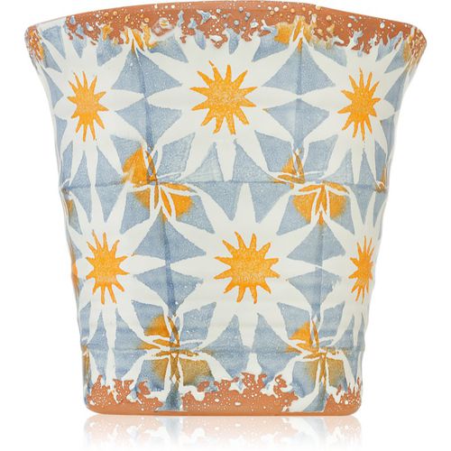 Garden Blue Kasba Citronela candela da esterno 14x14 cm - Wax Design - Modalova