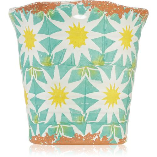 Garden Green Kasba Citronela candela da esterno 14x14 cm - Wax Design - Modalova