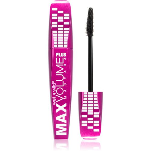 Max Volume Plus máscara de pestañas para dar el máximo volumen tono Black 8 ml - Wet n Wild - Modalova