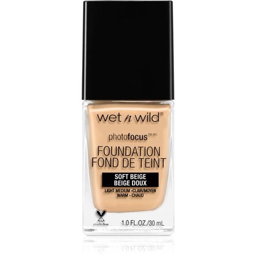 Photo Focus fondotinta liquido opacizzante colore Soft Beige 30 ml - Wet n Wild - Modalova