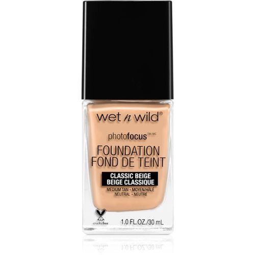 Photo Focus fondotinta liquido opacizzante colore Classic Beige 30 ml - Wet n Wild - Modalova