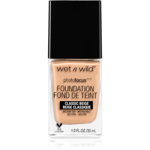 Photo Focus maquillaje fluido matificante tono Classic Beige 30 ml - Wet n Wild - Modalova