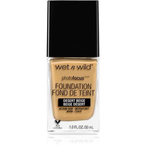 Photo Focus fondotinta liquido opacizzante colore Desert Beige 30 ml - Wet n Wild - Modalova