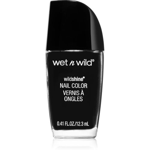 Wild Shine esmalte de uñas de alta cobertura tono Black Creme 12.3 ml - Wet n Wild - Modalova