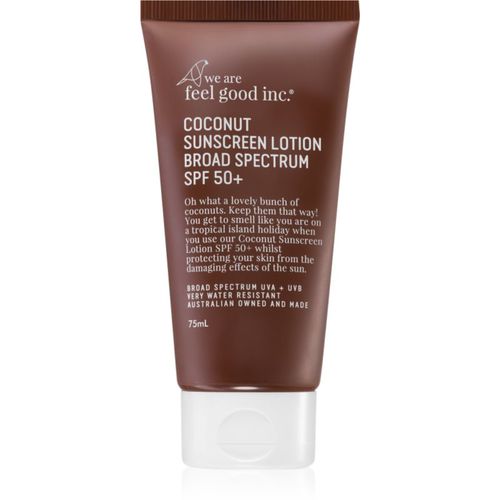 Coconut crema bronceadora SPF 50+ 75 ml - We Are Feel Good Inc. - Modalova