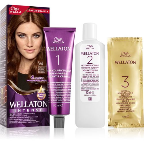 Ton Intense tinte permanente para cabello con aceite de argán tono 5/4 Chestnut 1 ud - Wella - Modalova