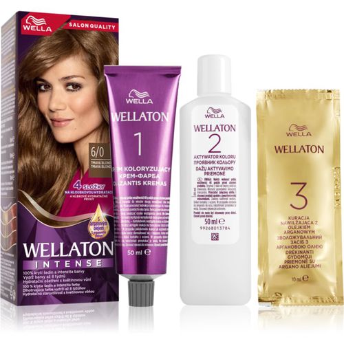 Ton Intense tinta permanente per capelli con olio di argan colore 6/0 Dark Blonde 1 pz - Wella - Modalova