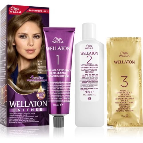 Ton Intense Permanent-Haarfarbe mit Arganöl Farbton 7/2 Matte Medium Blond 1 St - Wella - Modalova