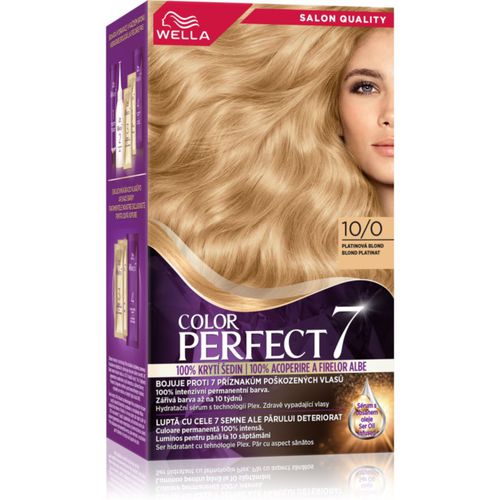 Color Perfect Haarfarbe Farbton 10/0 Platinium Blonde 1 St - Wella - Modalova