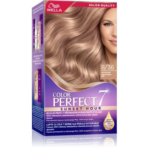 Color Perfect Sunset Hour tinte de pelo 8/36 Blond Rosé 1 ud - Wella - Modalova