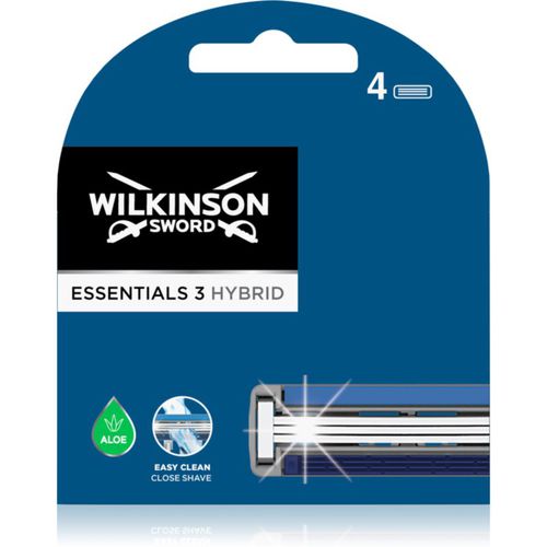 Essentials 3 Hybrid lame di ricambio 4 pz - Wilkinson Sword - Modalova