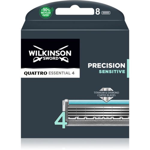 Quattro Titanium Sensitive cabezal de recambio 8 ud - Wilkinson Sword - Modalova