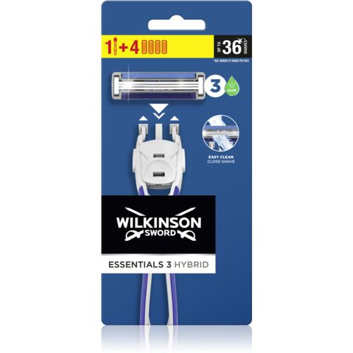 Essentials 3 Hybrid maquinilla de afeitar + cabezal de recambio 1 ud - Wilkinson Sword - Modalova