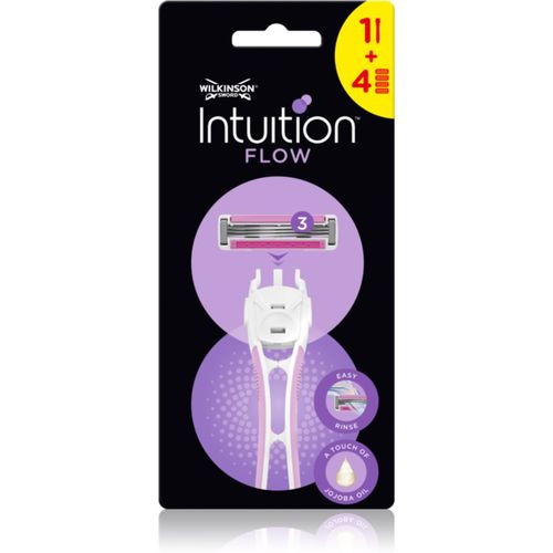 Intuition Flow Hybrid maquinilla de afeitar femenina + cabezal de recambio 1 ud - Wilkinson Sword - Modalova