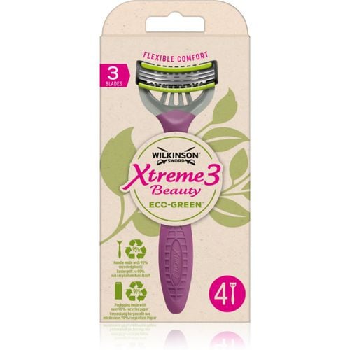 Xtreme 3 Beauty Eco Green maquinilla de afeitar desechable 4 ud - Wilkinson Sword - Modalova