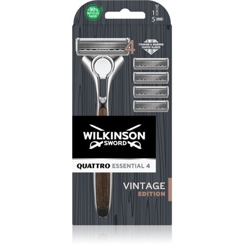 Quattro Essentials 4 Vintage Rasierer + Ersatzklingen 1 St - Wilkinson Sword - Modalova