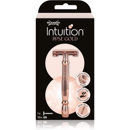 Intuition Rose Gold Razor maquinilla de afeitar + láminas de recambio - Wilkinson Sword - Modalova