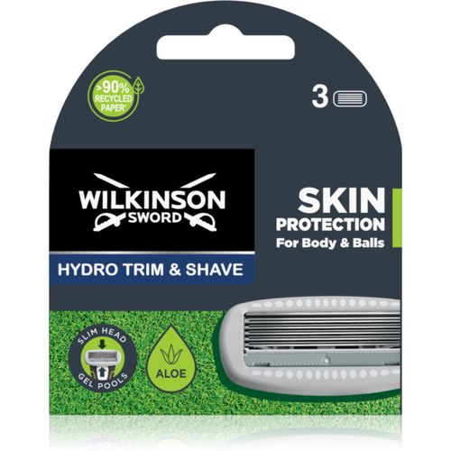 Hydro Trim and Shave Skin Protection For Body and Balls cabezal de recambio 3 ud - Wilkinson Sword - Modalova